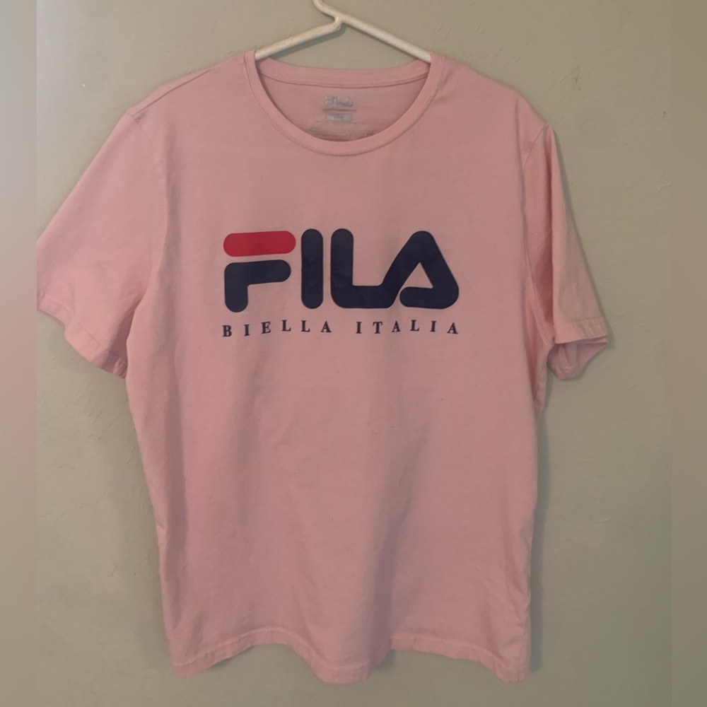 Fila Pink Graphic T-Shirt